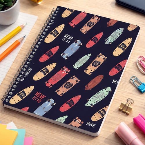 Kit 2, 4 ou 6 Cadernos Universitários Capa Dura 15 Matérias 240 Folhas  Escola Faculdade