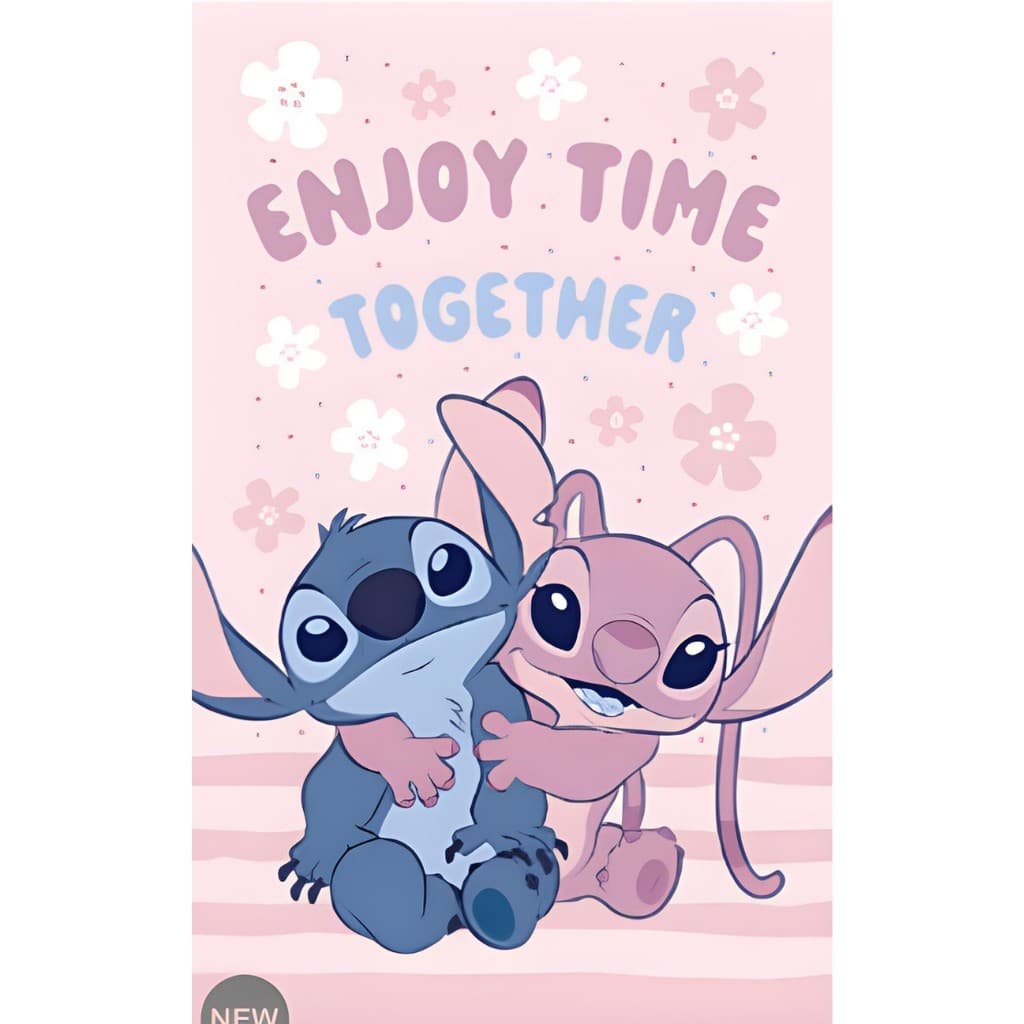 Toalha de Banho Infantil Lilo e Stitch 11 Dohler 100% Algodão Super Macia