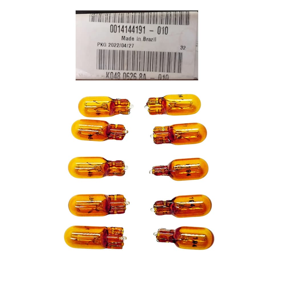 Lâmpada Pisca Laranja Kit/10 12V 5W MOPAR Orig 14144191
