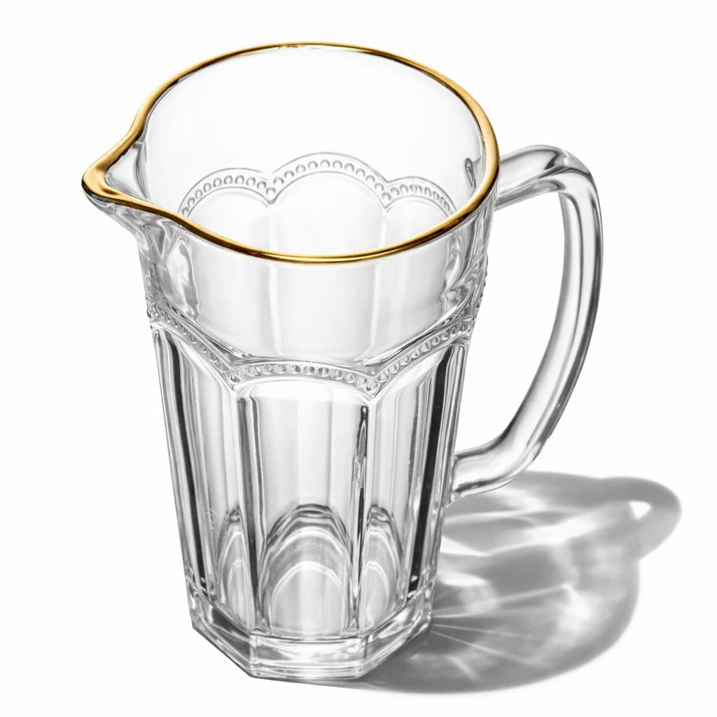 Jarra De Vidro Lyor Belle Époque Fio De Ouro 750ml