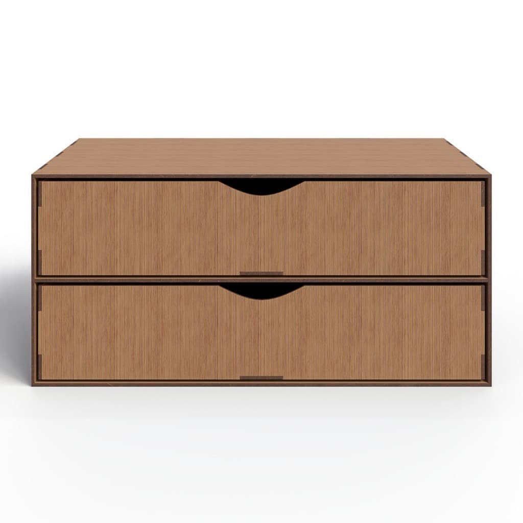 Suporte De Tela Duplo Em MDF Gaveteiro de Mesa