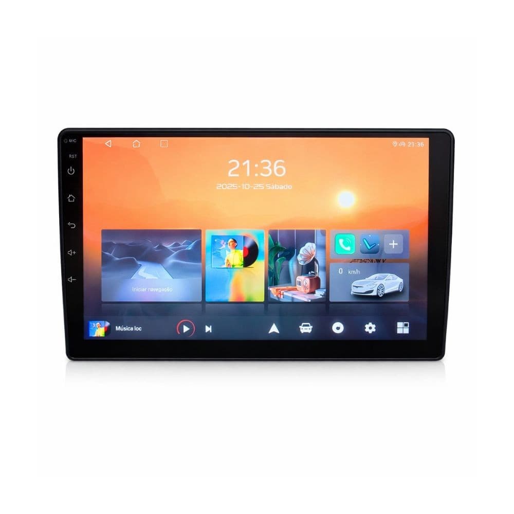 Central Multimídia Adak Play G2 Plus 9'' Polegadas QLED CarPlay Android