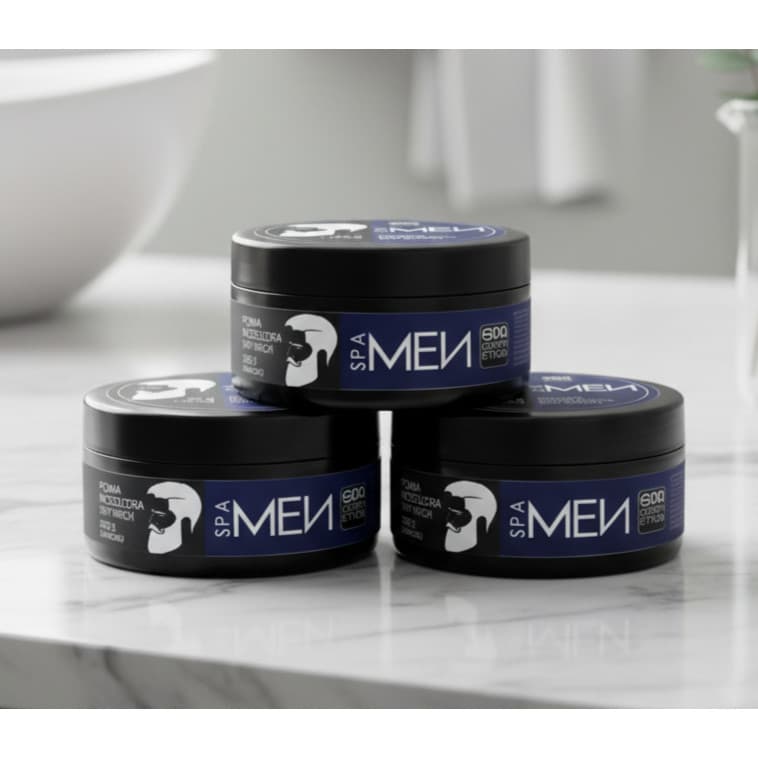 Kit 3 Pomadas Modeladoras Dry Match Spa Men 50g Efeito Seco Fixação Profissional Para Cachos
