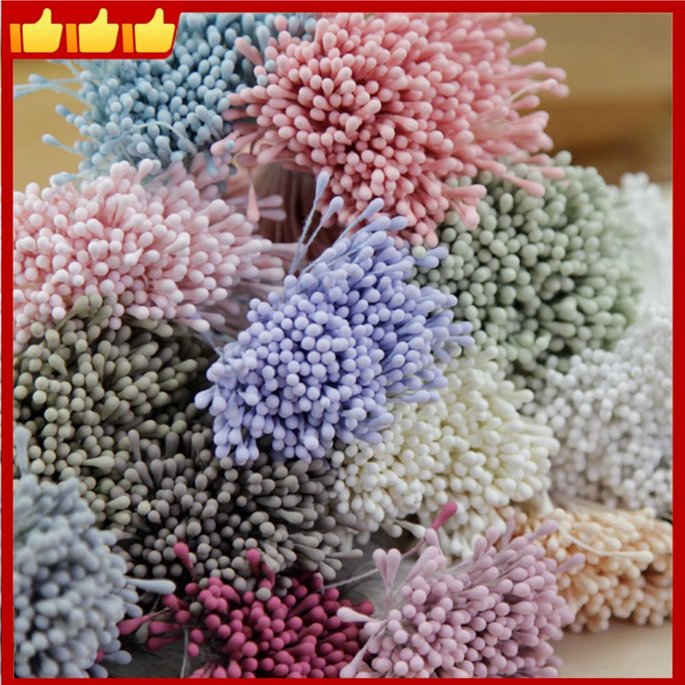 350 Pçs/Lote Flor Artificial Mini Pistilo Floral Pequena Diy Fazendo Para Decoração De Evento Projetos De Artesanato Art