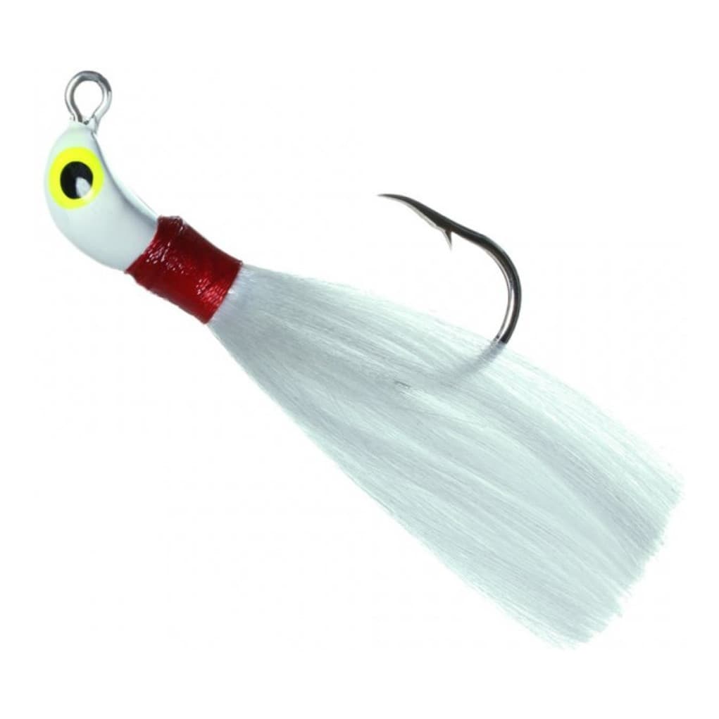 Isca Artificial Jig Xuxinha Lori P/ Tucunaré Traíra 12g Mbv Cor Branca Amarril Vermelho
