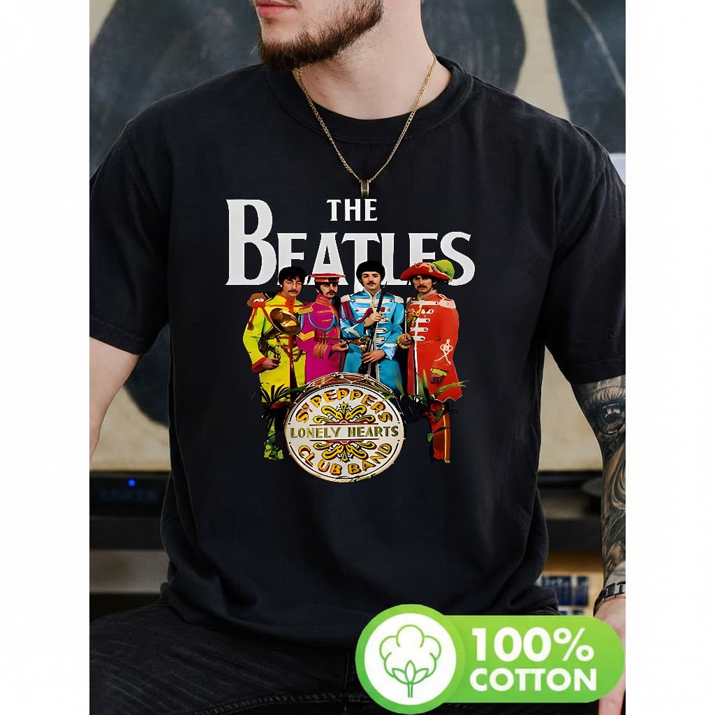 Camiseta Masculina Estampa The Beatles Camisa Camiseta Masculina Premium Estilosa Atemporal Rock