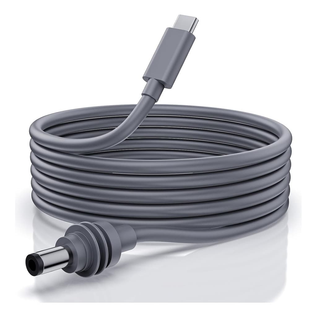 Cabo Carregador Para Starlink Mini Dc Usb-c Tipo C Plug 3m C Cinza 127/220v