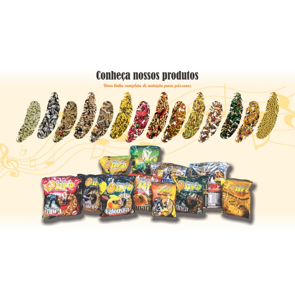 MISTURA PARA PERIQUITOS CALOPSITA  E AGAPORNIS 5KG