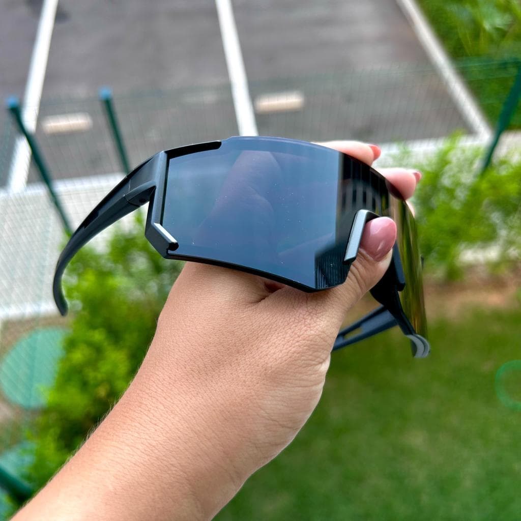 Óculos De Sol Quadro Grande Unissex Proteção UV400 Ciclismo Corrida Esportes ao Ar Livre