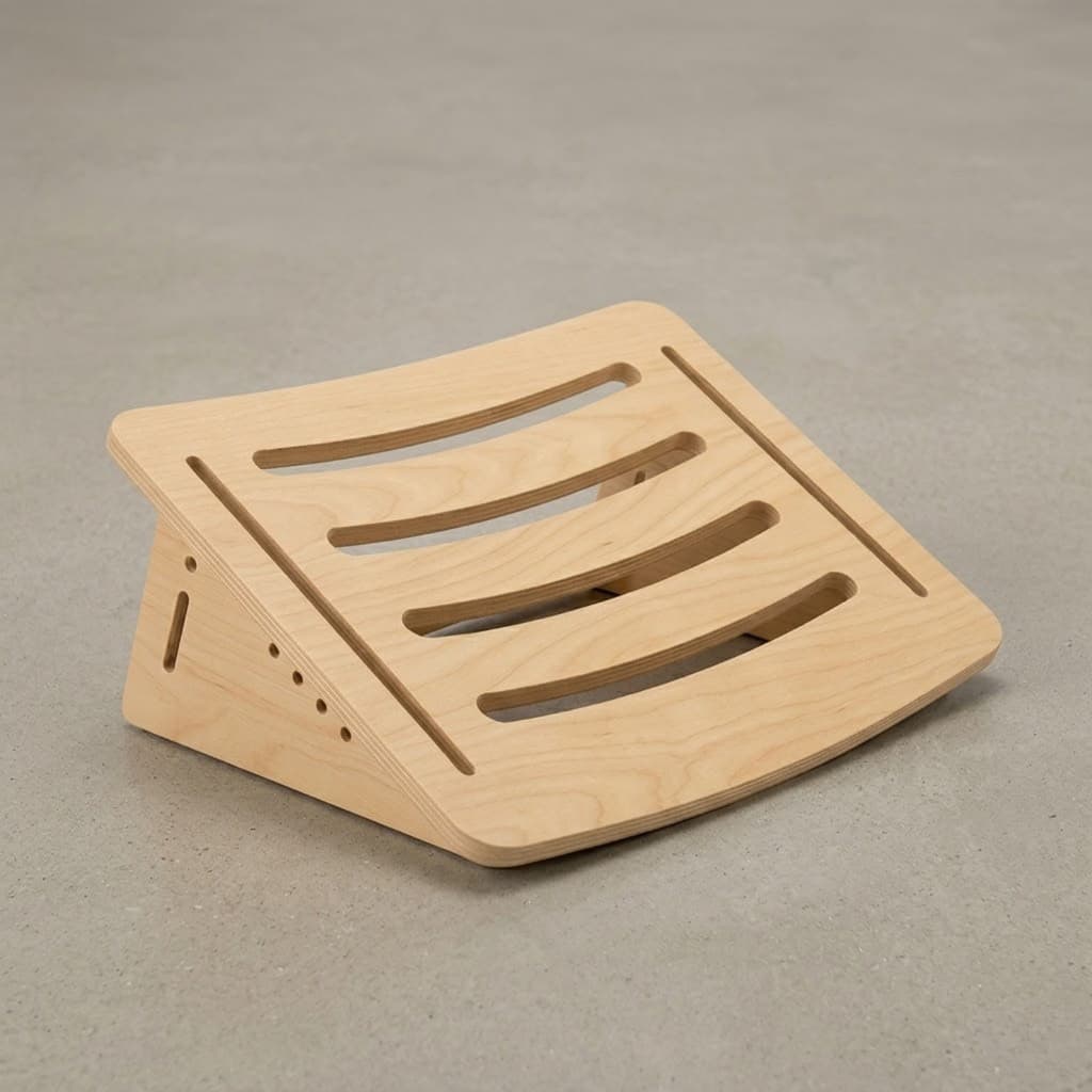 Apoio de Pé Ergonômico em MDF Descanso para Pés Escritório