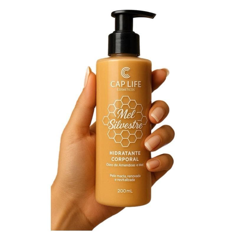 Hidratante Corporal Mel Silvestre – Cap Life Cosméticos (200mL)