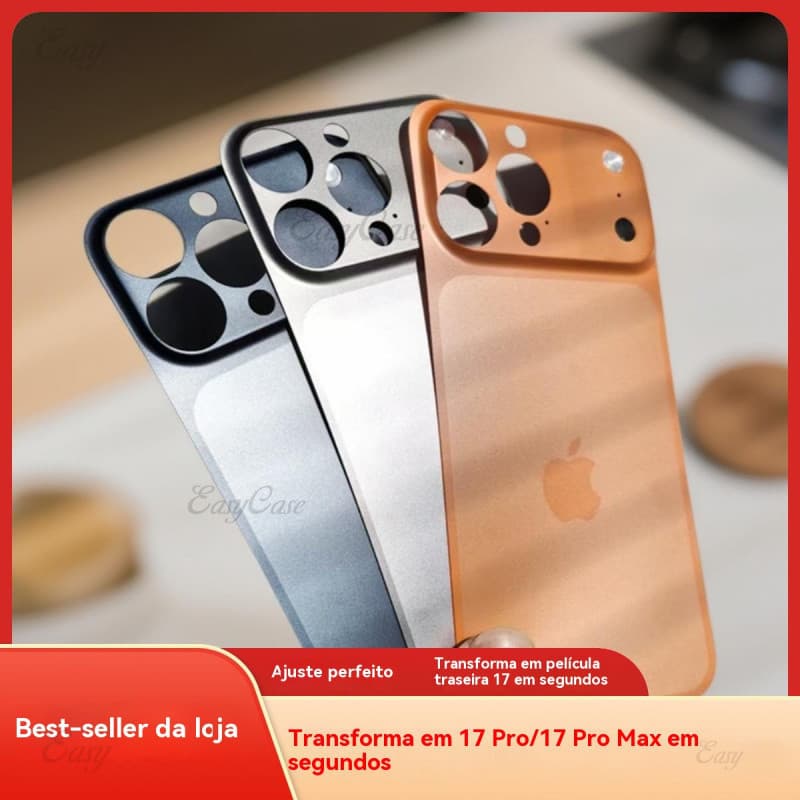 [Mude Para 17] Filme traseiro fosco integrado iPhone 16promax 15promax 14promax 13promax resistente a arranhões