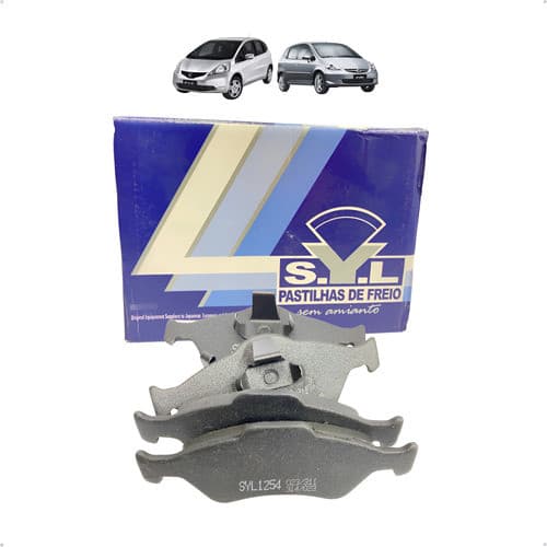 Jogo De Pastilha De Freio Honda Fit 1.4 Syl1254