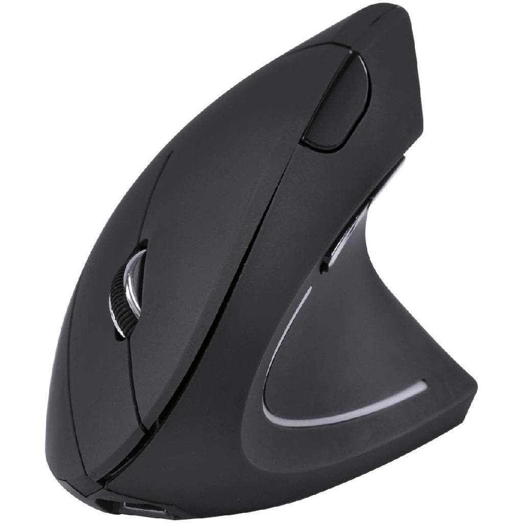 Mouse Sem Fio Vinik Vertical Ergonômico Ortopédico Power Fit 1600 Dpi USB Pm300 Preto