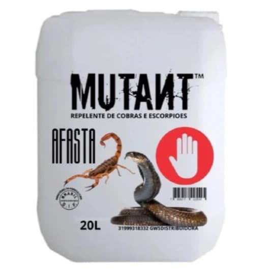Afasta Espanta Cobra Aranhas e Escorpiões Repelente 20L Mutant