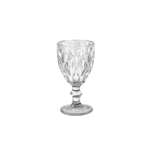 Jogo Taças Cristal Elegante 340ml Conjunto 6 Peças Design Diamante Durabilidade Sofisticação