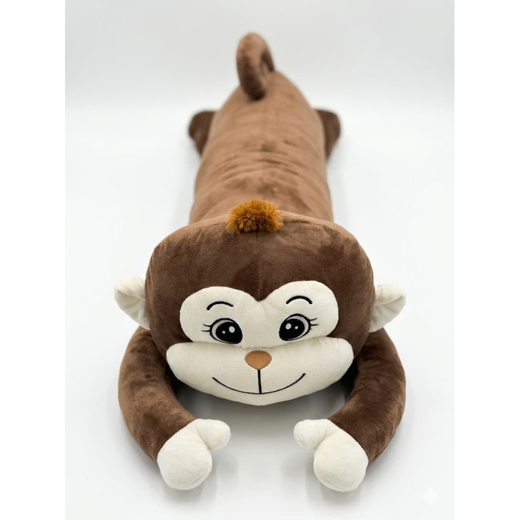 Almofada Xuxão Macaco Travesseiro Gigante De Corpo 1,10M - Pelúcia Premium Infantil Adulto