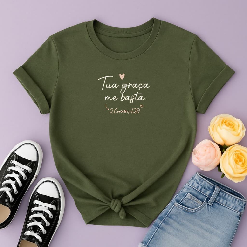 Camiseta Feminina Frase Delicada Fofa Estampada Lançamento Qualidade Premium