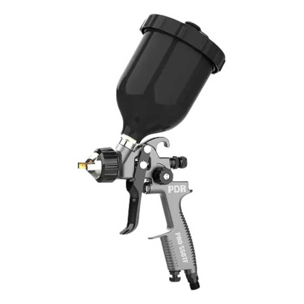 PDR PRO-550TFP Pistola de Pintura CP HVLP Copo 600ml Bico 1,4mm