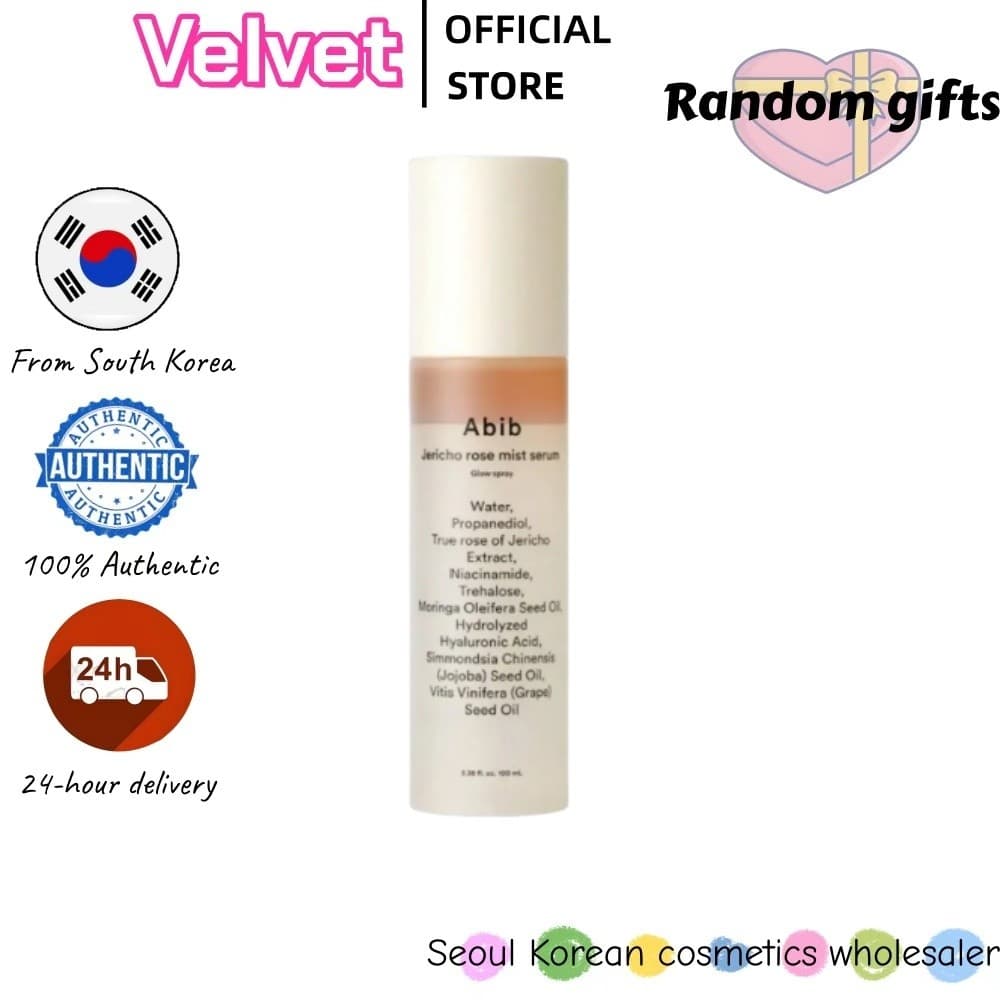 [Abib] Soro de névoa facial de rosa de Jericó Spray de brilho 100ml