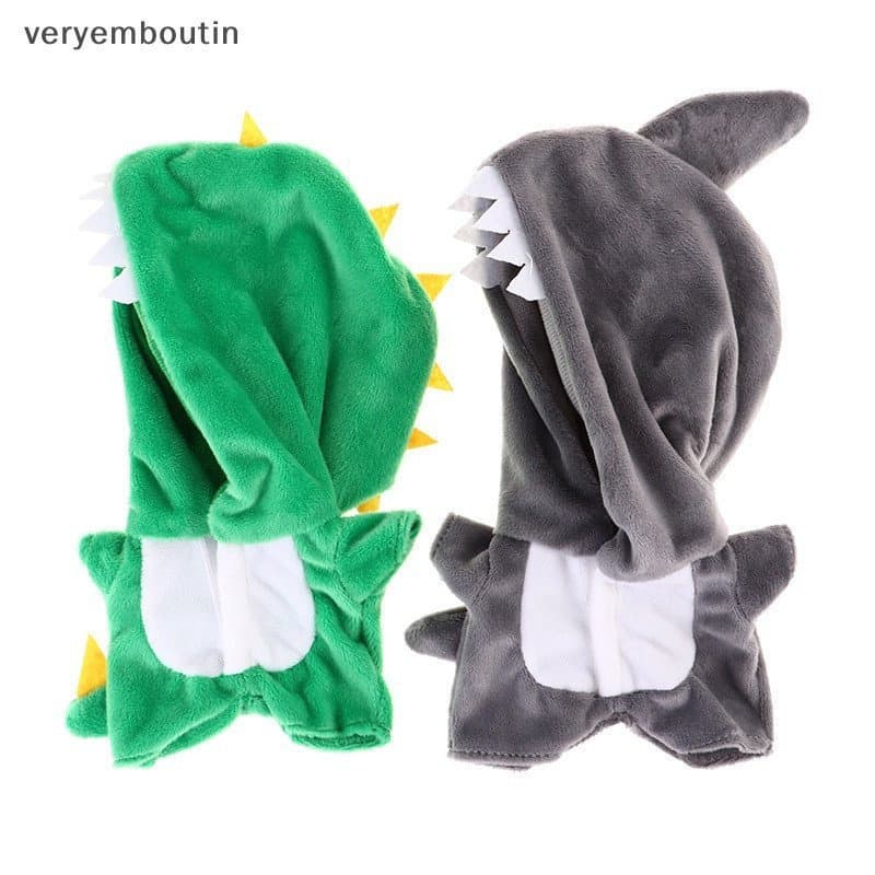 Bouti feito à mão 20cm dinossauro tubarão boneca roupas acessórios de presente de pelúcia