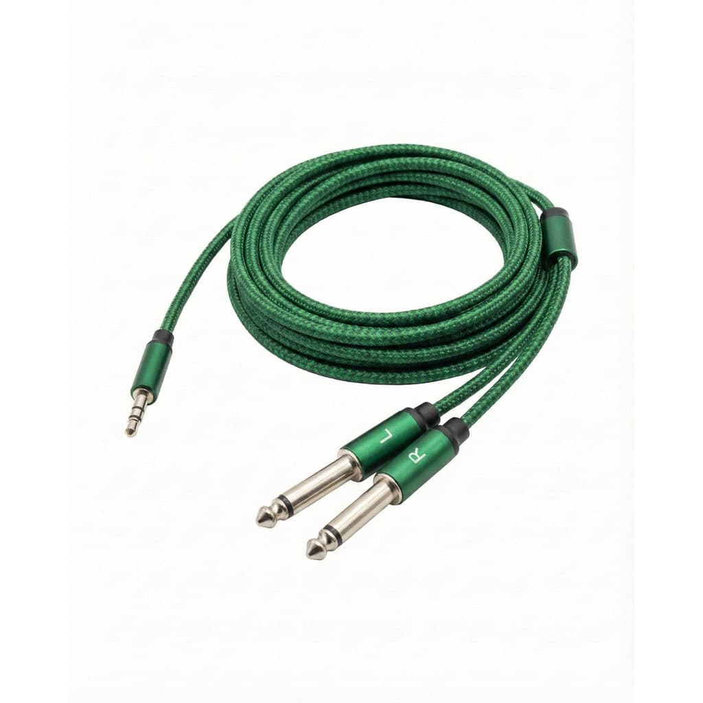 Cabo de Audio P2 X 2 P10 3 Metros Celular Auxiliar MCB-052