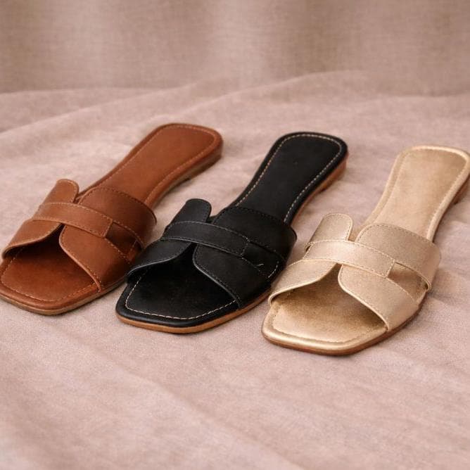 Kit 3 Pares Rasteirinhas Feminina Rasteira Confortável Chinelo Slide Rasterinha H