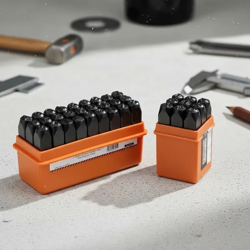 Kit Jogo Marcador Punção Alfanumérico 2mm 36 Números Letras Starfer Aço Gravação Ferro Madeira 🛠️🔡