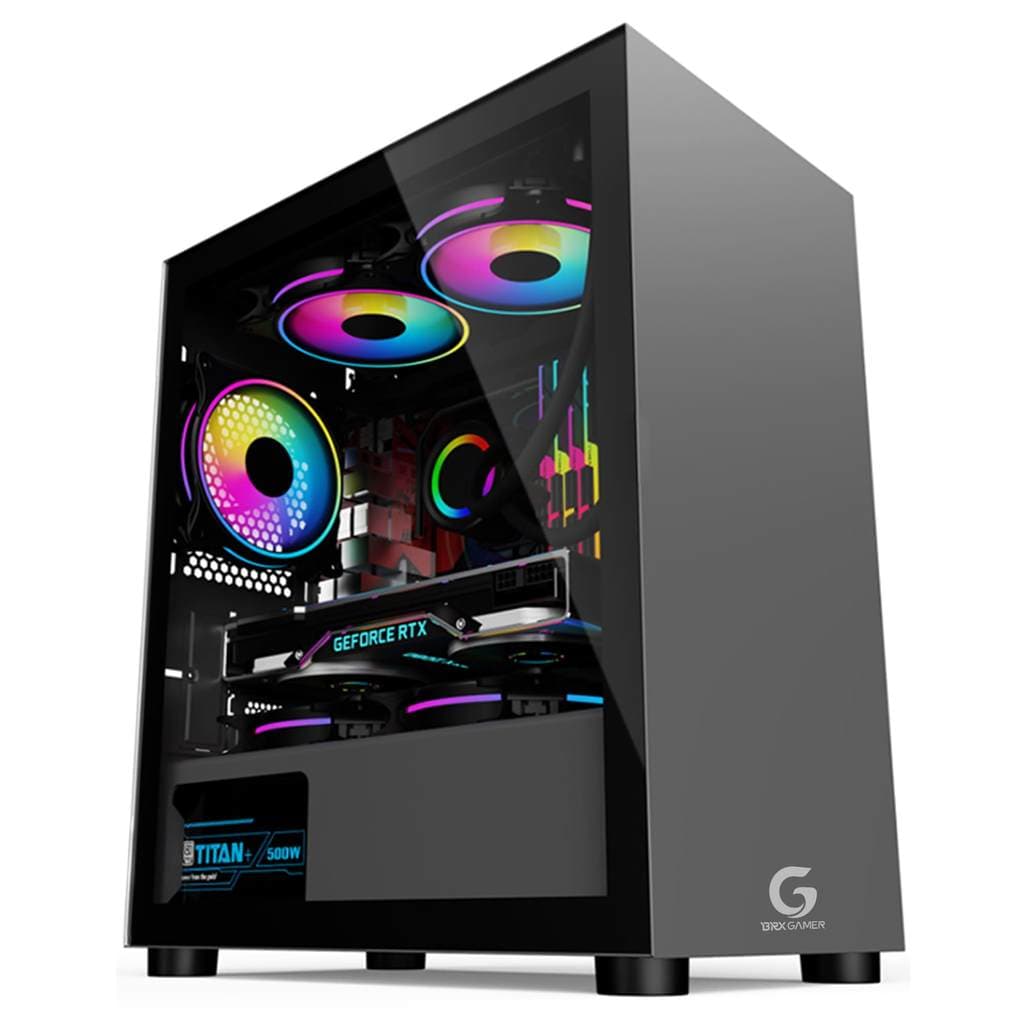 Gabinete Gamer Brx Blazer Black Ca-033