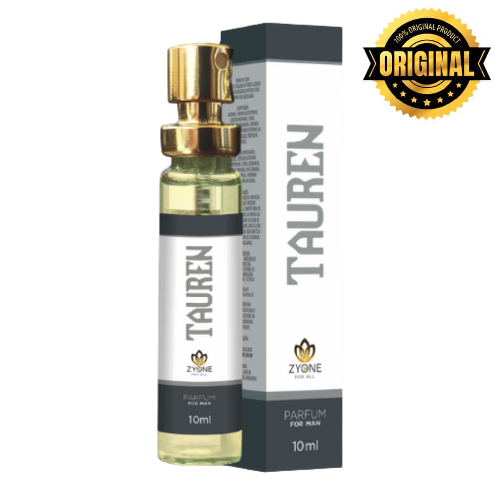 Tauren Zyone Cosméticos Masculino Parfum 10ml Alta Fixação Essência Premium