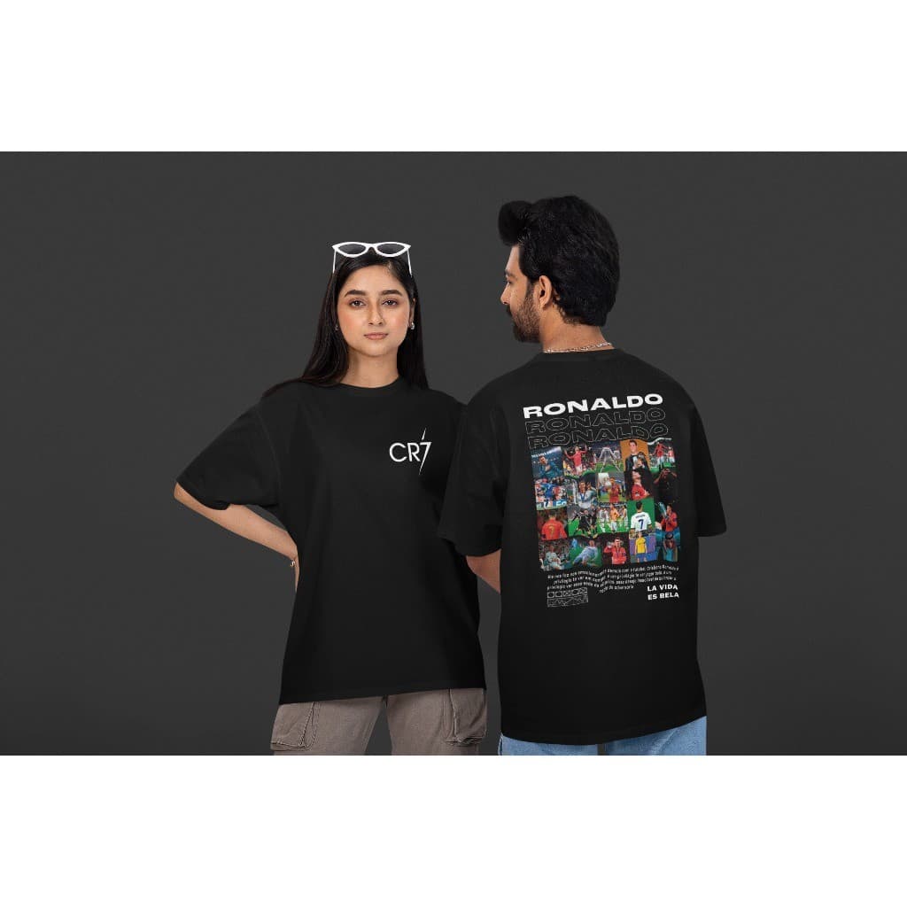 Camiseta Premium CR7 Algodão 100% Camisa Unissex Lançamento Envio Imediato Infantil E Plus Size TOP