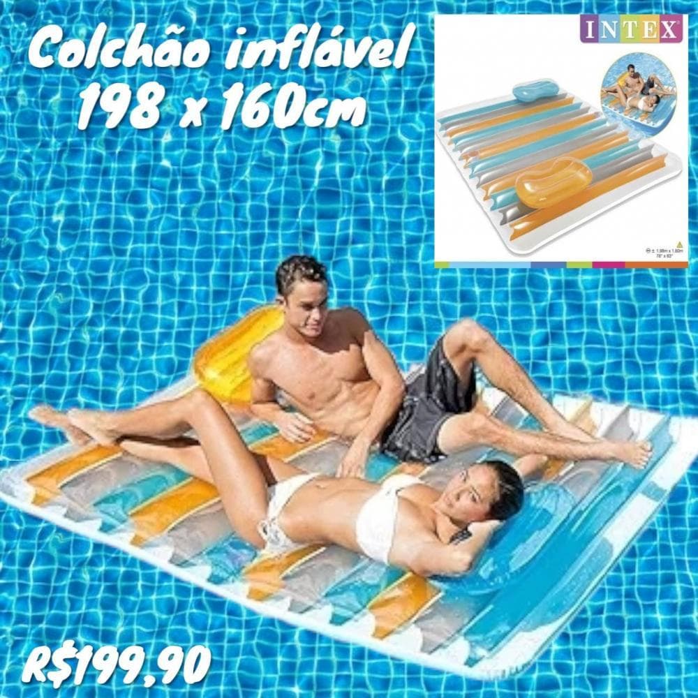 COLCHAO INFLAVEL DUPLO 198 X 160 CM