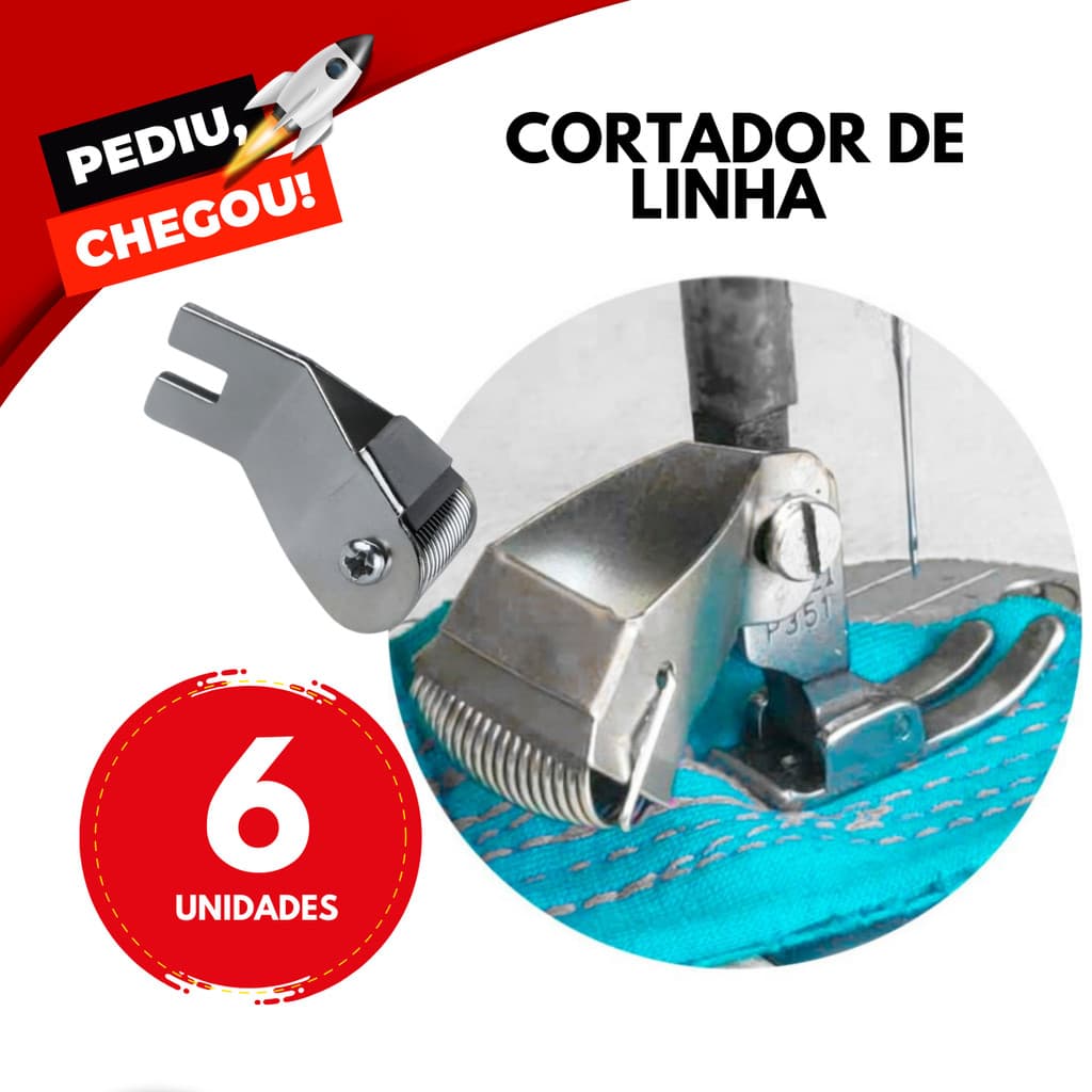 Kit Cortador de Linha Maquina de Costura Industrial Reta Alta Precisao Acessorio Profissional