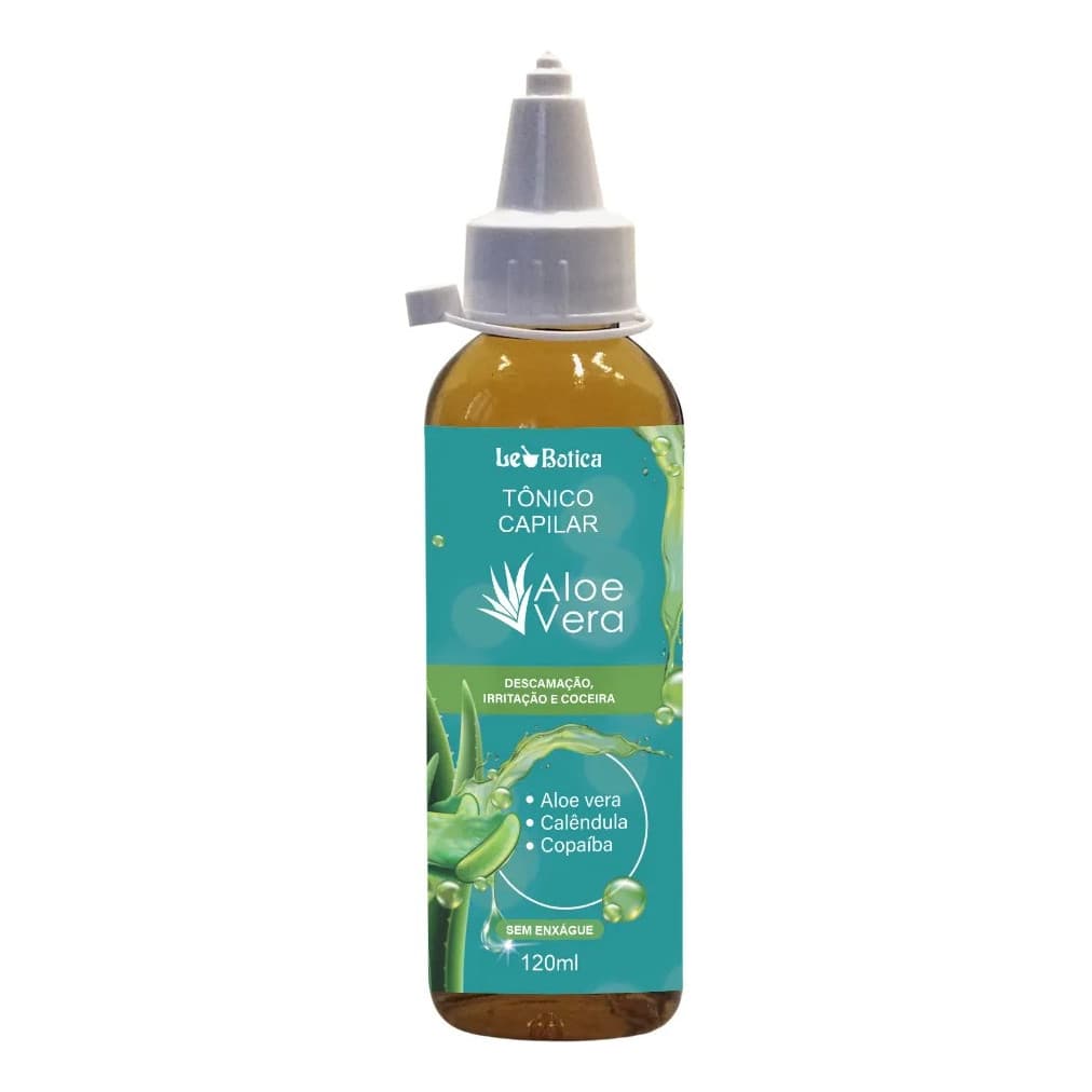 Tônico Capilar Aloe Vera Coceira Descamação Le Botica Lucy's 120g
