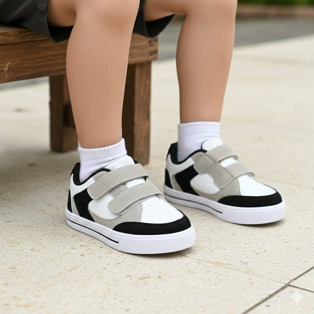 Tenis infantil moda confortável escola promoção volta as aulas velcro leve macio estilo