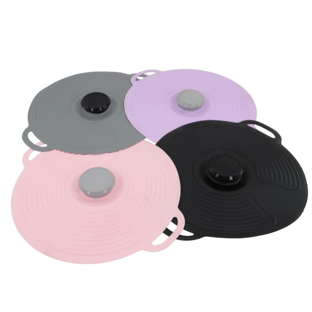 Tampa de Panela Silicone com Alça 32,5x27,5 cm - Lovely Vibe