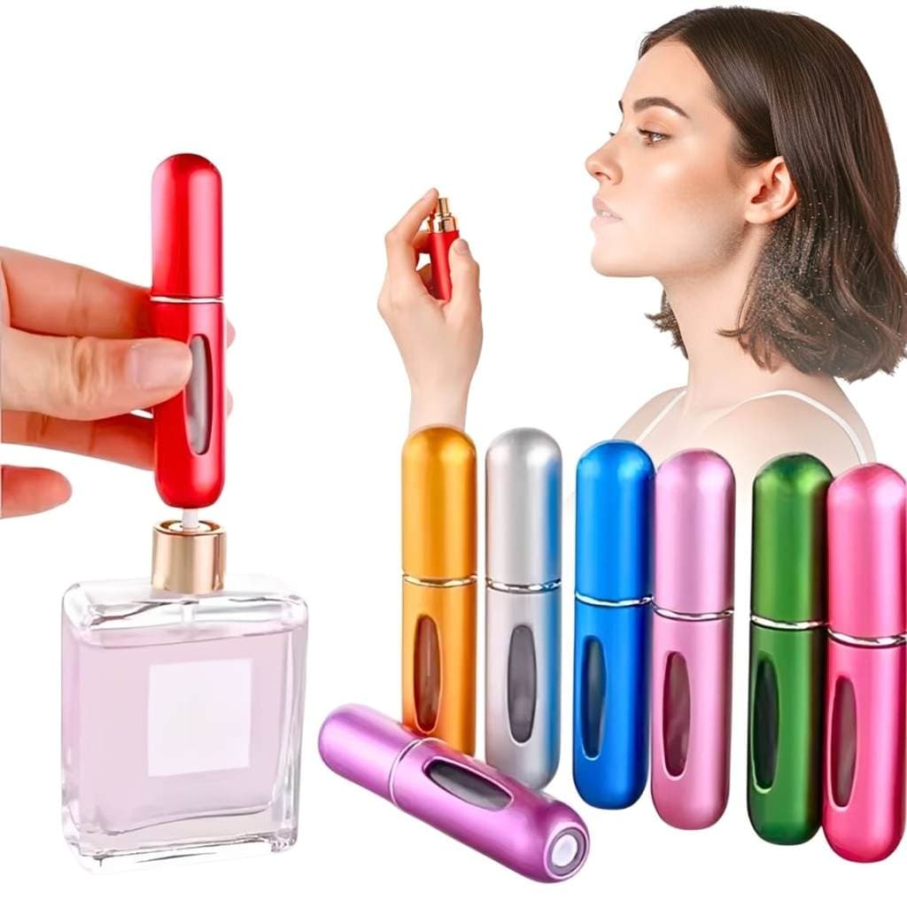 Porta Perfume 5ml Portátil Bolsa Viagens Recarregável Pronta Entrega