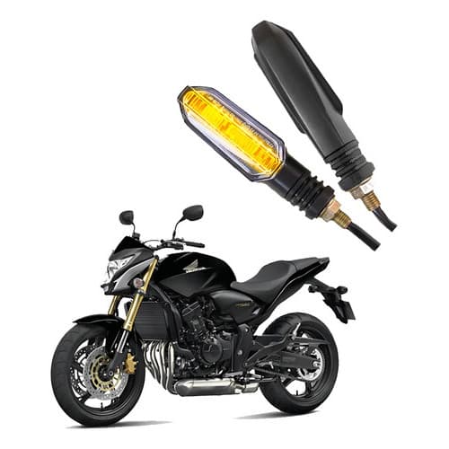 Par Seta Esportiva P50 Honda Cb 600f Hornet 2007 2008 2009 Preto