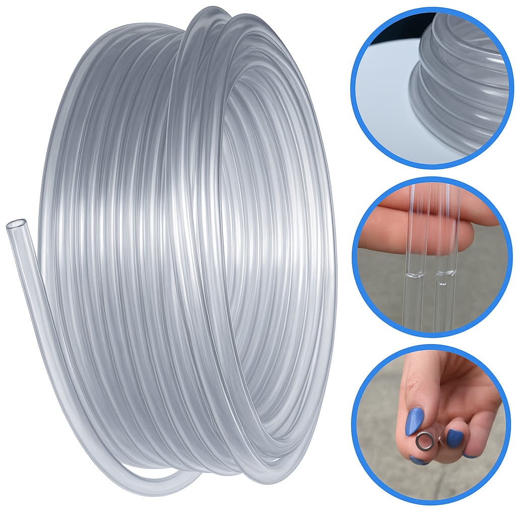Mangueira Nivel Silicone Pedreiro 5/16 Transparente Alta Precisão Construção