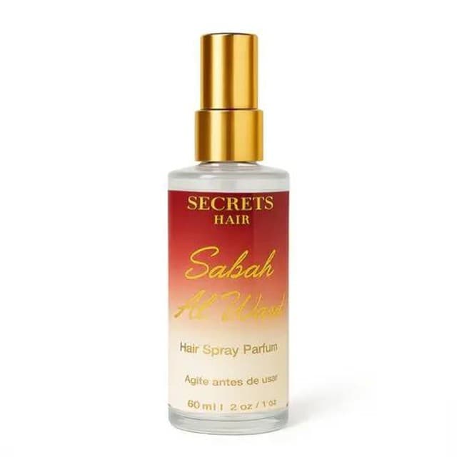Perfume Capilar Secret's Hair 60ml - Árabe Sabah Al Ward