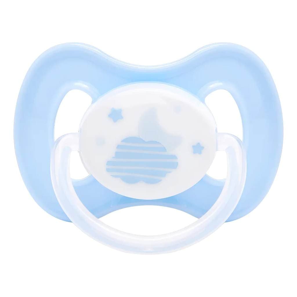 Chupeta Comfort Noturna Nuvem 6-18 meses - Azul - Buba