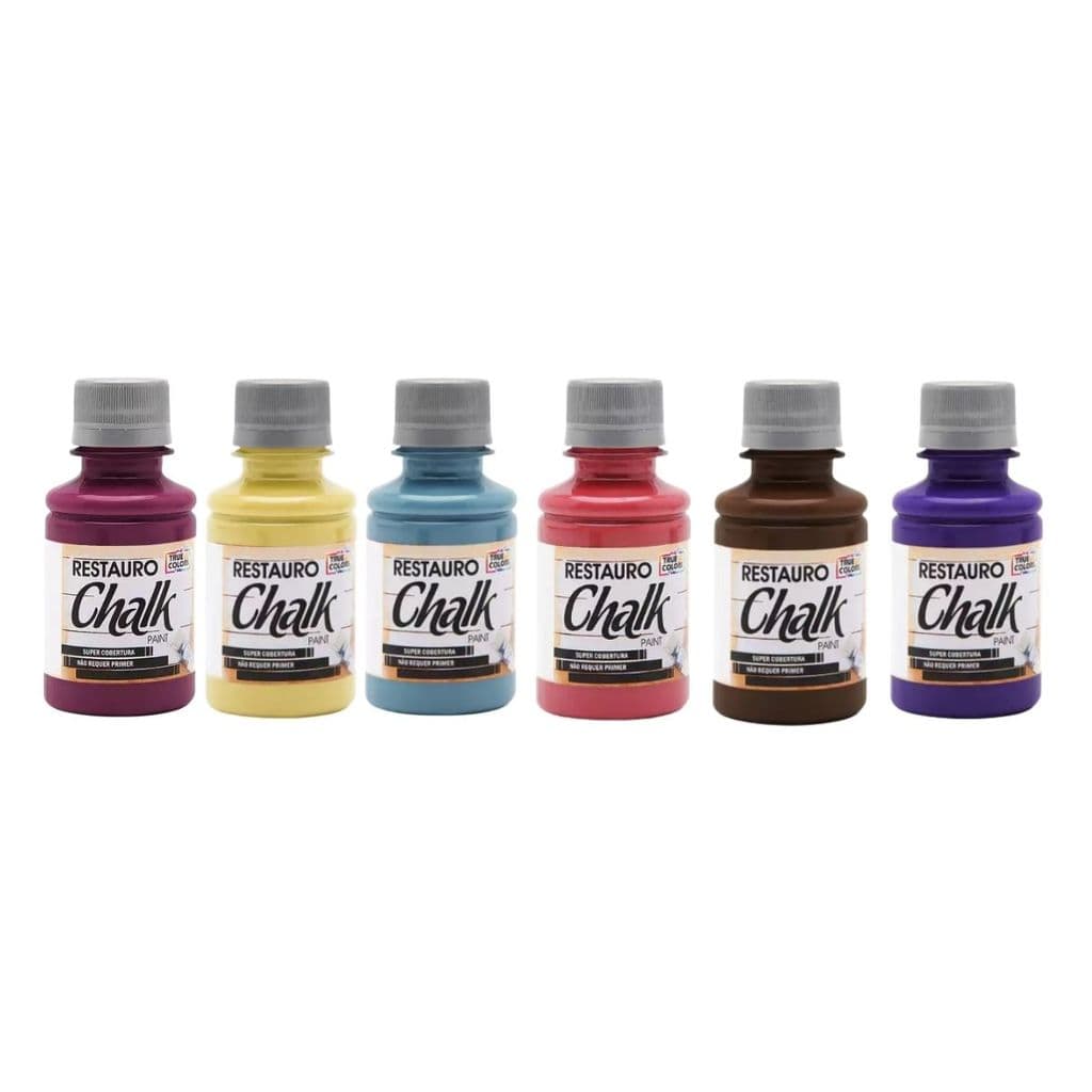 Kit 6x Tinta Restauro Chalk 100ml Escolha As Cores