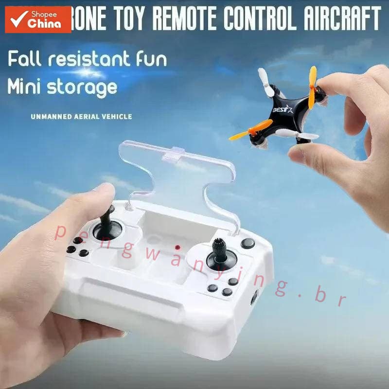 Mini Drone Brinquedo 360 °     Iluminação LED para Aeronaves Controladas Remotamente, Aeronaves de Quatro Eixos com Altu