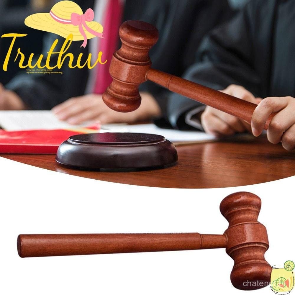 Martelos de Juiz TRUTHW, Ferramentas Manuais Sonoras, Martelo Decorativo Durável para Advogados