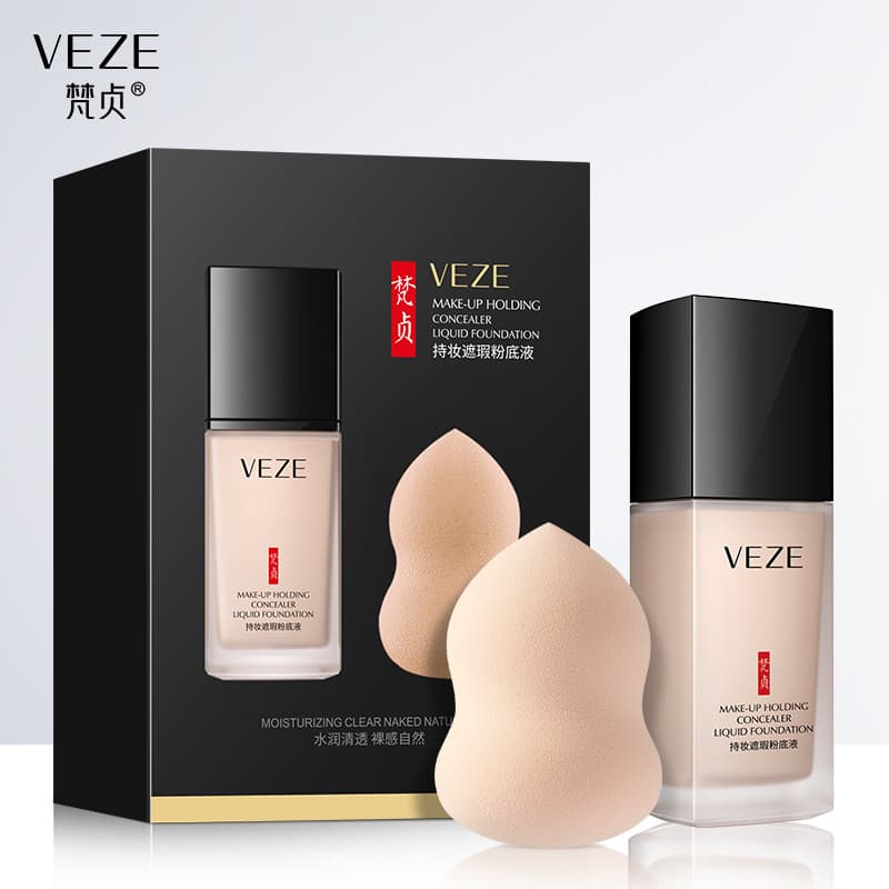 Fanzhen corretivo leve base líquida leve delicado corretivo base BB creme refrescante à prova dwaterproof água Sweatproo
