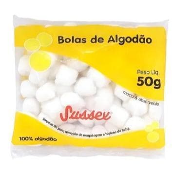 Algodão em Bolas 50G p/ Remoção Maquiagem, esmaltes e Curativos Cotton GTN.Premium