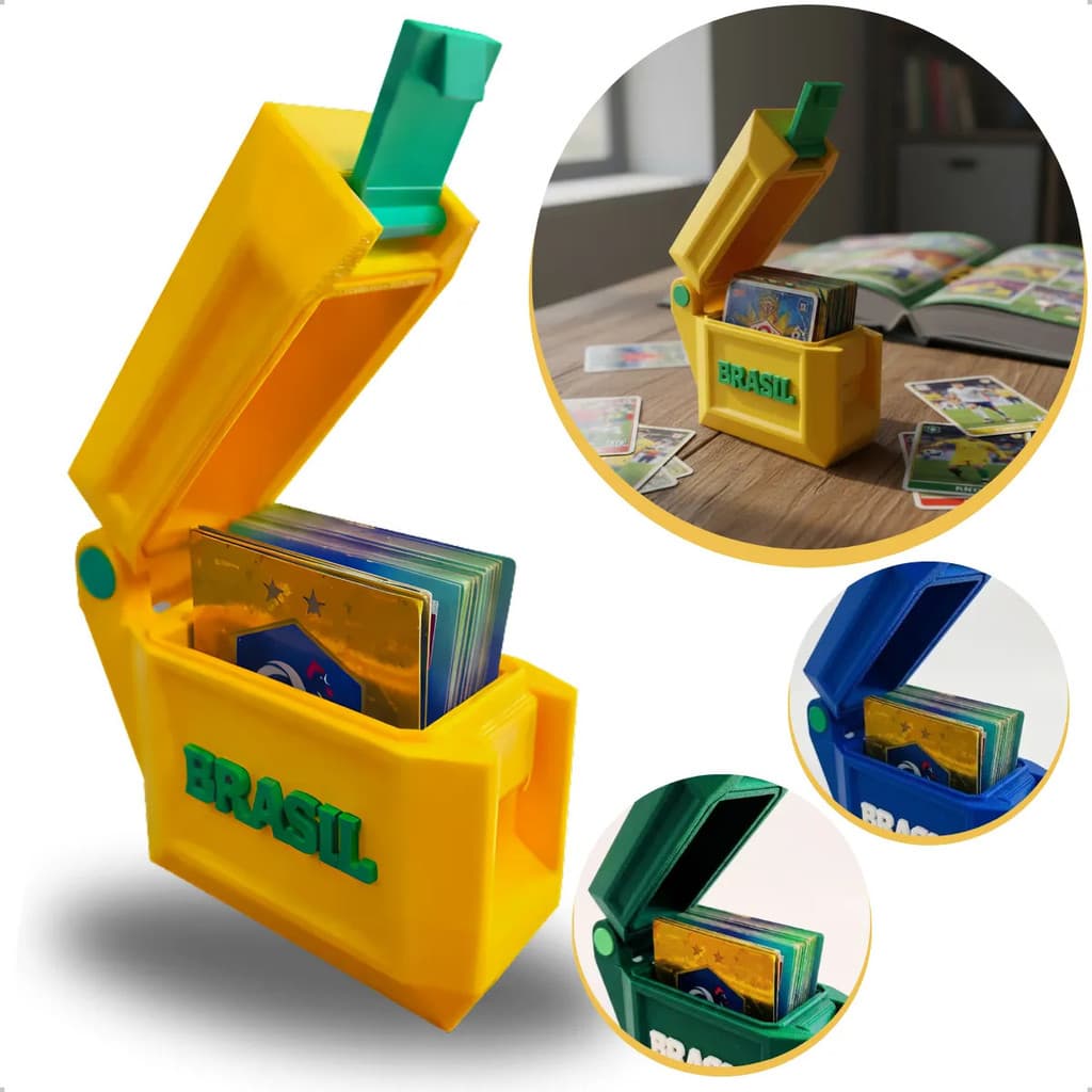 Caixa Porta Figurinhas Brasil Album Copa Do Mundo 2026 Fifa