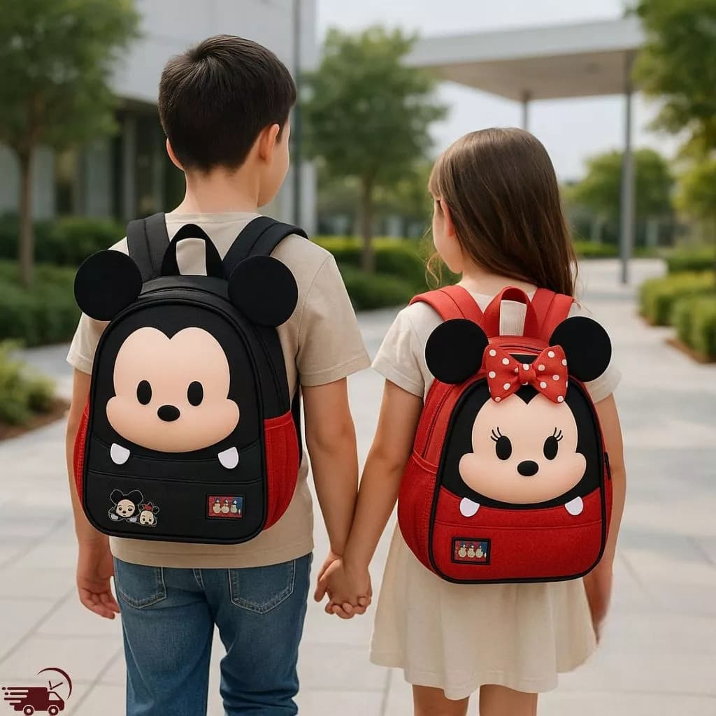 Mochila Escolar Infantil Personagem Costas Passeio Viagem Levar Material Escolar