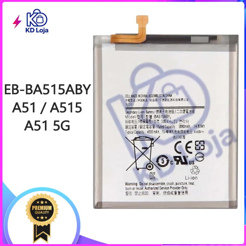Bateira Para Samsung A51 A515 / A51 5g EB-BA515ABY + Garantia