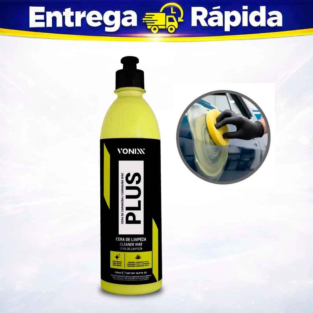 Carnaúba Plus Cera Líquida Limpadora Automotiva 500ml Vonixx